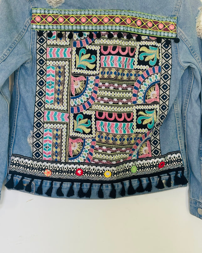 Women's Denim Blue Jacket - M Size