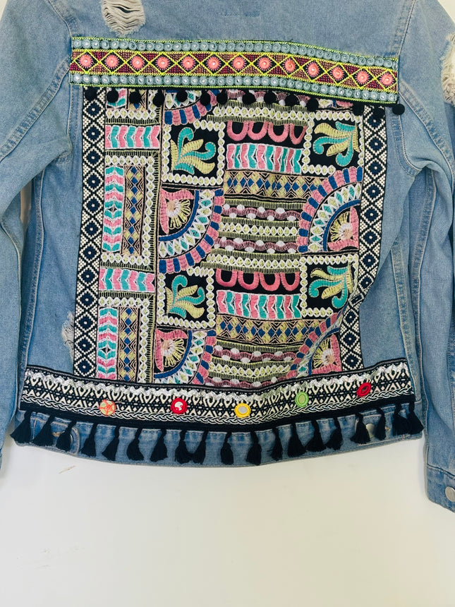 Women's Denim Blue Jacket - M Size