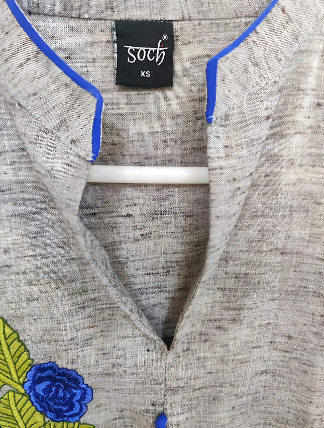 Soch Khadi Look Embroidered Kurta