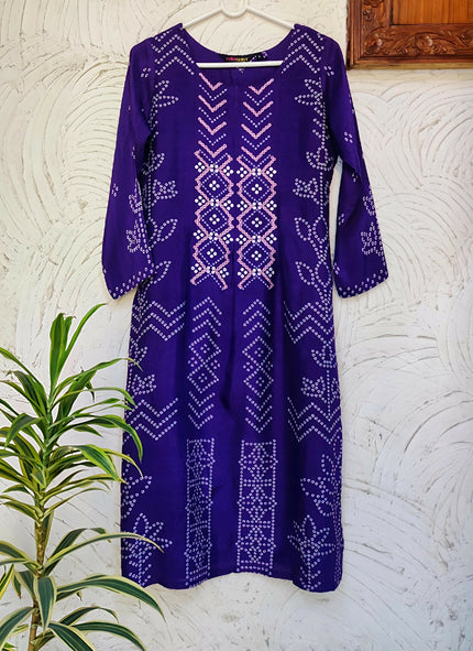 Silk Kurta with Embroidery
