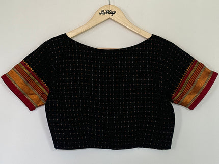 Women’s Blouse Black With Short Sleeve