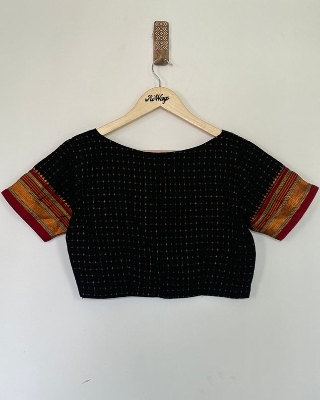 Women’s Blouse Black With Short Sleeve