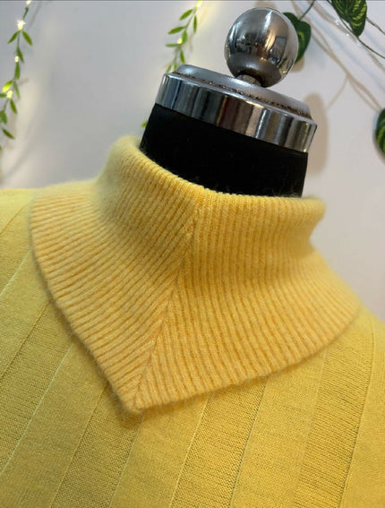 Women's Chanel Authentic Yellow Sweater - S Size