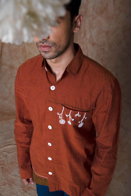 Anushe Pirani Men's Seamless Pocket Shirt