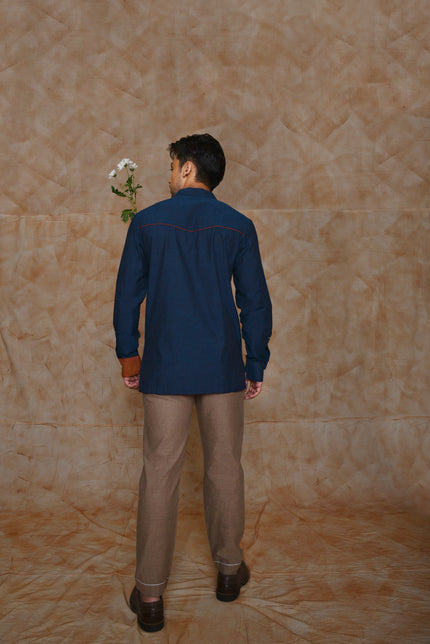 Anushe Pirani Mens High Low Hem Shirt