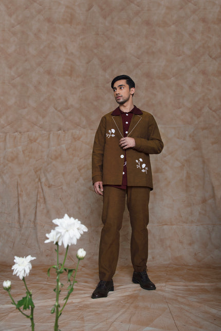 Anushe Pirani Mens Piping Detail Pants