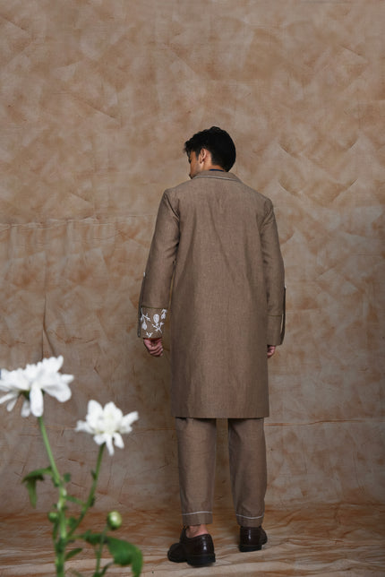 Anushe Pirani Mens Three Pleat Pants