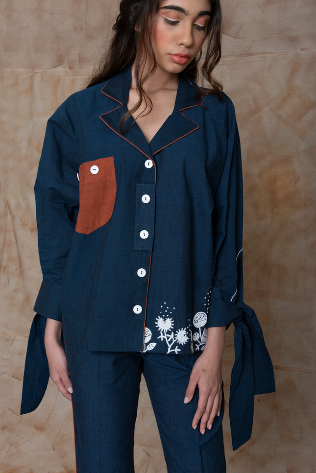 Anushe Pirani Women's Volume Sleeves Shirt