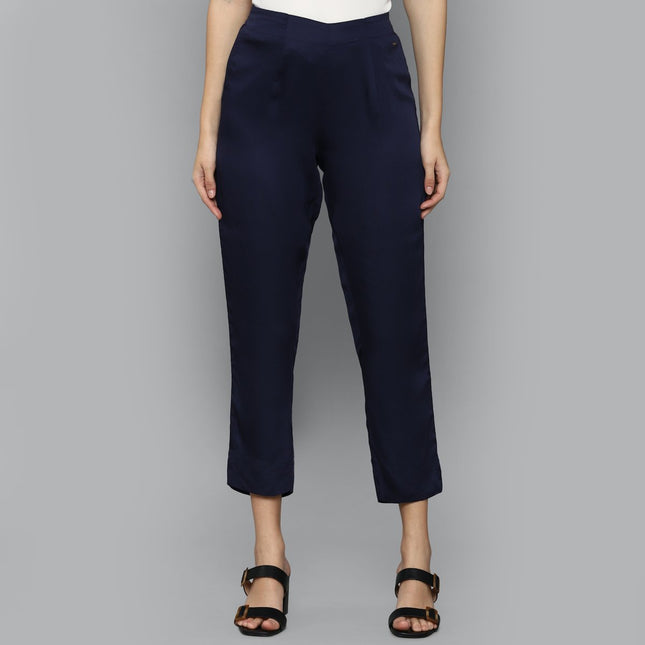 Allen Solly Women’s NavyBlue Trouser - L size