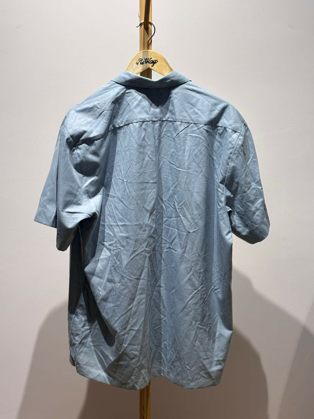 Men's Casual Dusty Steel Blue Shirt - XXL
