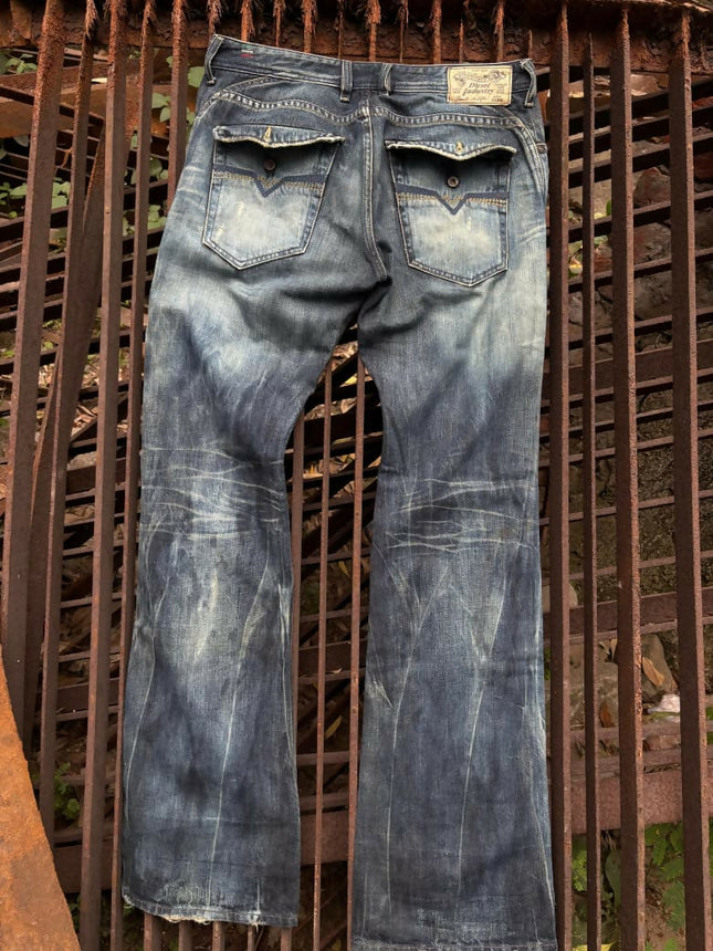 Men's Regular Slim Straight-Leg Jeans - S Size