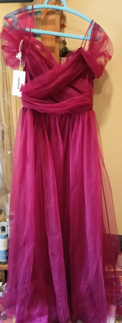 Women's Part Wear Pink Gown - M Size