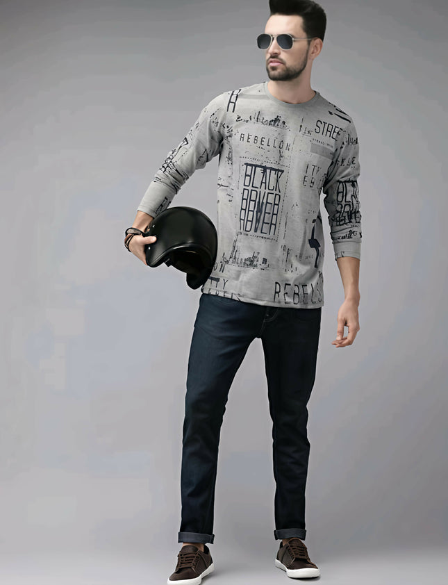 Men's Roadster Full Sleeve T-shirt - L Size