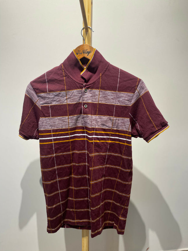 Men's Casual Brown T-Shirt - L Size