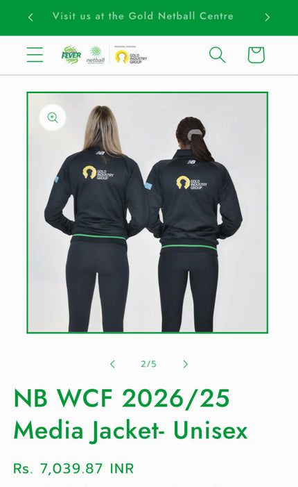 NB WCF 2026/25 Media Jacket- Unisex