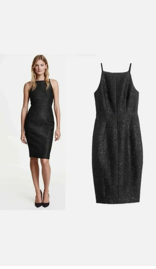 Women's H&M Midi Black Dress - S Size