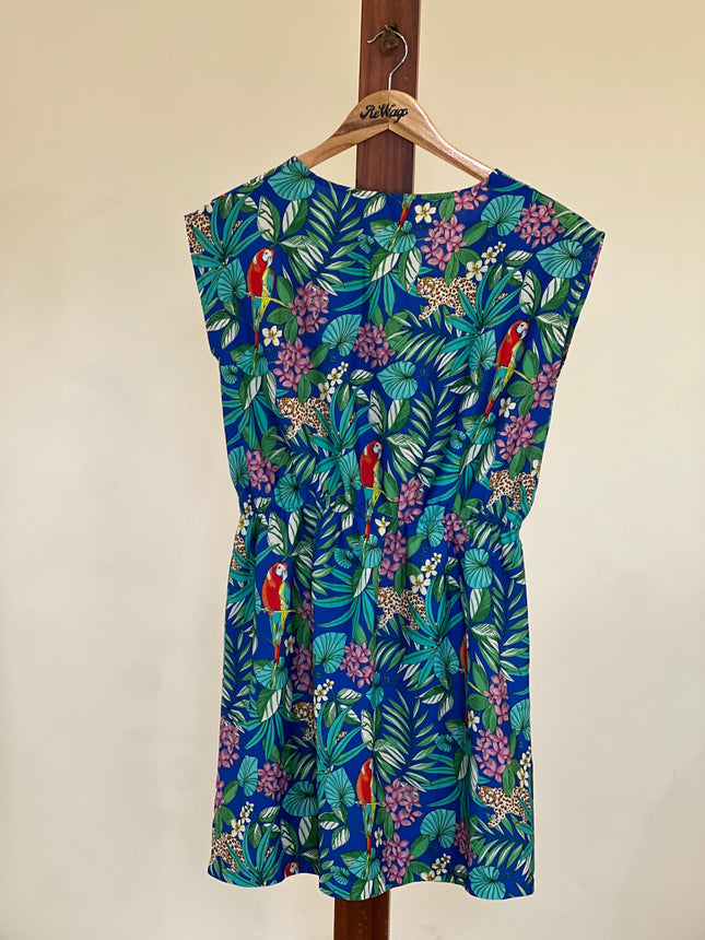 Fig Women’s Multicolor Printed Dress - M Size