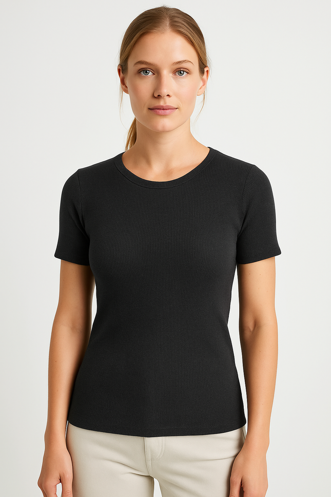 Women's Casual Gray Top - XS Size