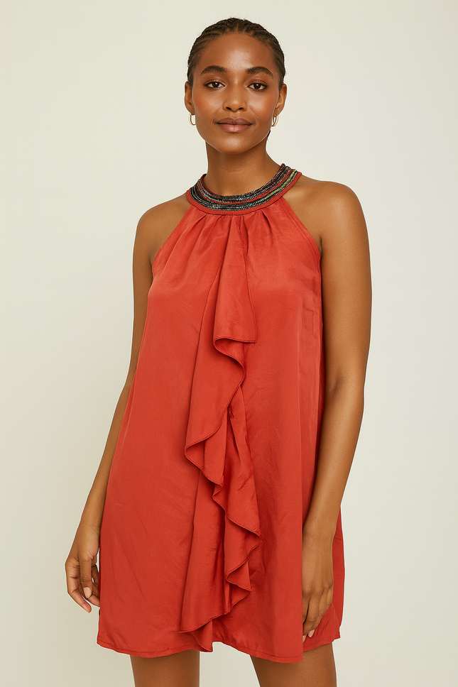 VERO MODA Women's Casual Orange TOP - M Size