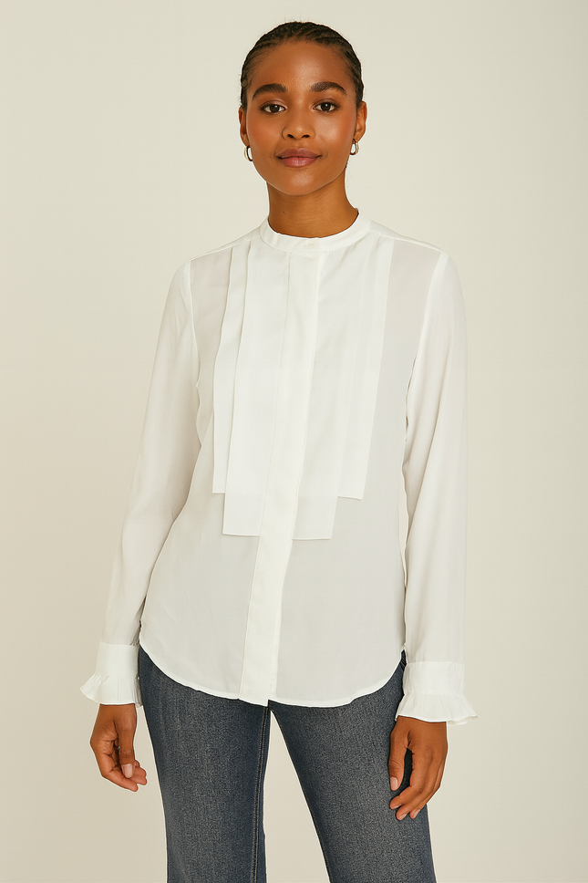 WARDR OBE Women's Casual White Top - M Size
