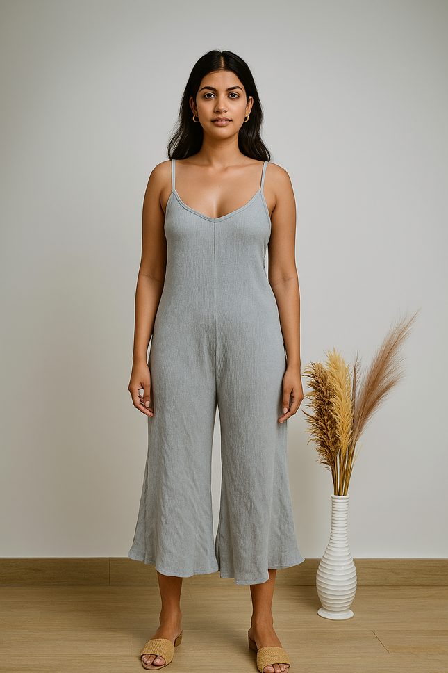 ARKITECT Women's Regular Gray jumpsuit - M Size