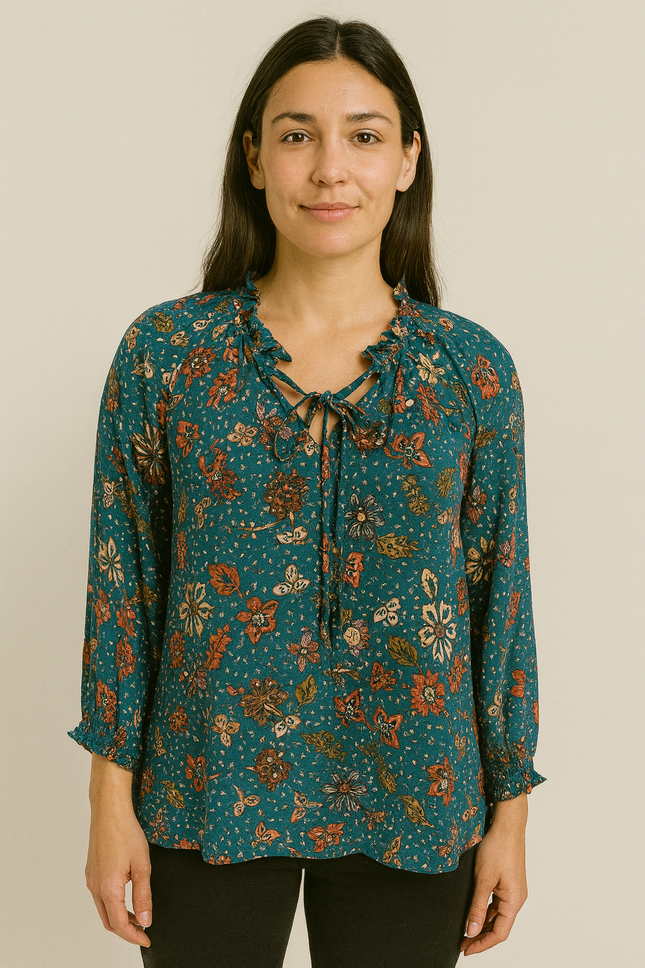 Boutique Collection Women's Teal Green Top - XL Size