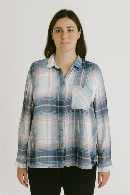 RIG Women's Casual Pink Shirt Top - M Size