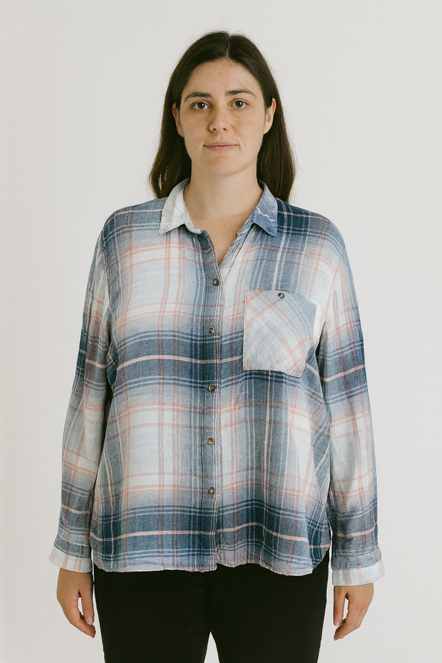 RIG Women's Casual Pink Shirt Top - M Size