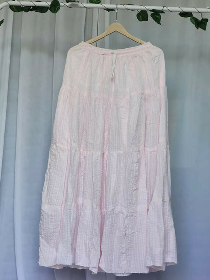 Women's Casual Ligth Pink Skirt - Free Size