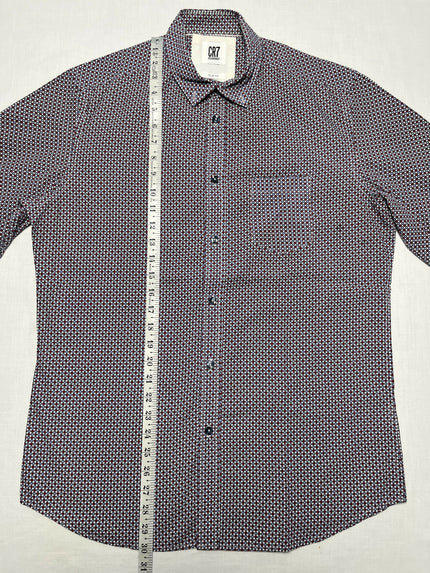 CR7 Men's Printed Long Sleeve Shirt