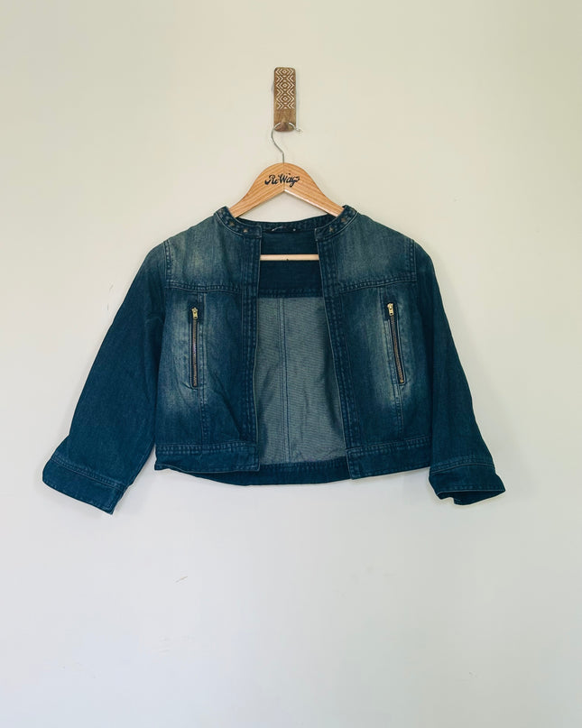 JEALOUS Women's Blue Denim Jacket - S Size