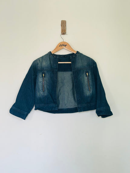JEALOUS Women's Blue Denim Jacket - S Size