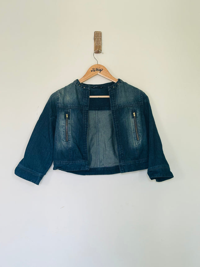 JEALOUS Women's Blue Denim Jacket - S Size