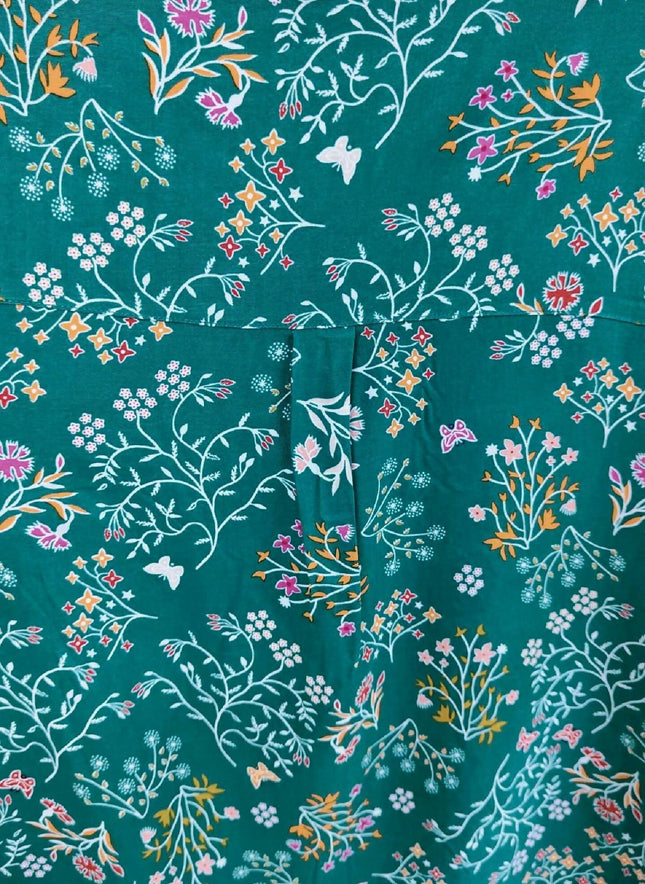 LIVA Women's Emrald (Sea Green) Beautiful Tunic Top - XL Size