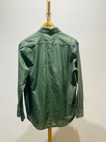Men's Casual Green Shirt - XL Size
