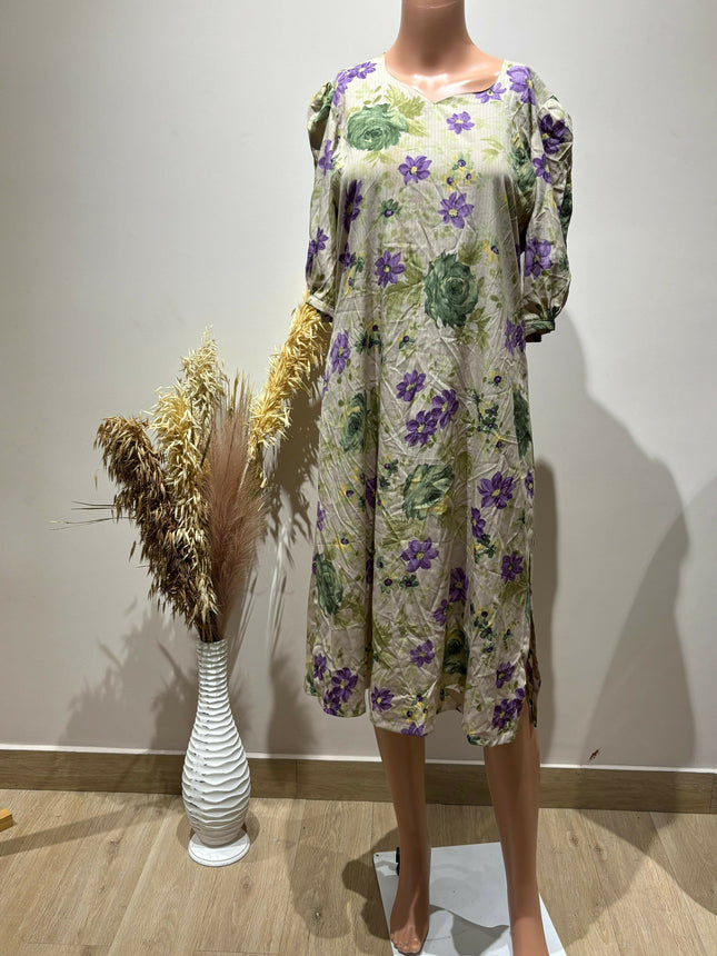 Women's Casual White Kurta - L Size