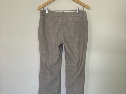 BANANA REPUBLIC Women’s Grey Formal Straight-Fit Trousers - M Size