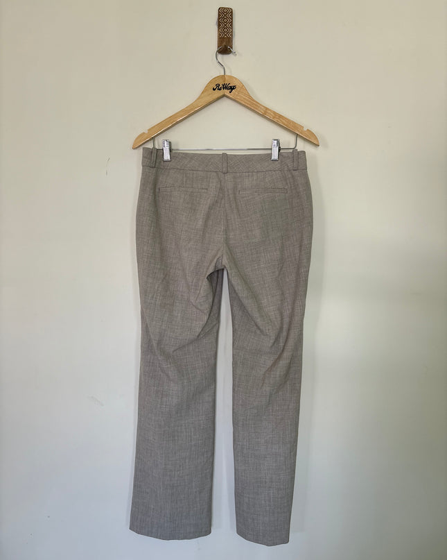 BANANA REPUBLIC Women’s Grey Formal Straight-Fit Trousers - M Size