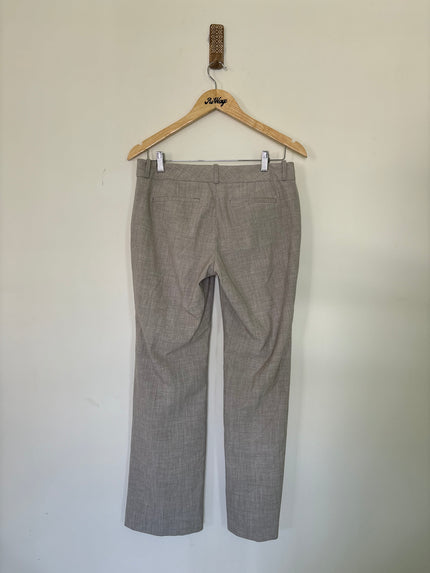 BANANA REPUBLIC Women’s Grey Formal Straight-Fit Trousers - M Size
