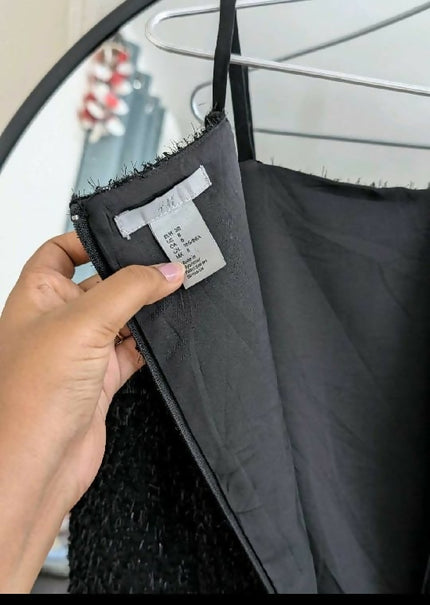 Women's H&M Midi Black Dress - S Size