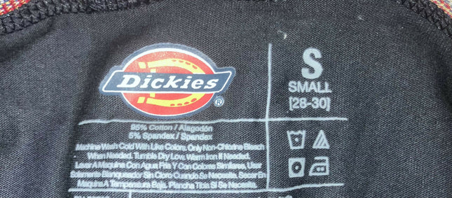 DICKIES Men's Trunk Black Underwear - S Size