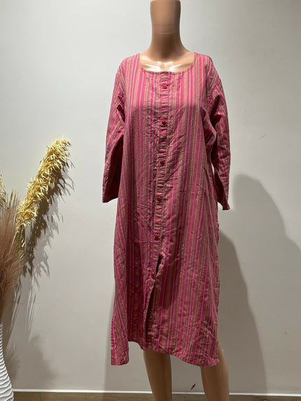 Women's Casual Pink Kurta - XL Size