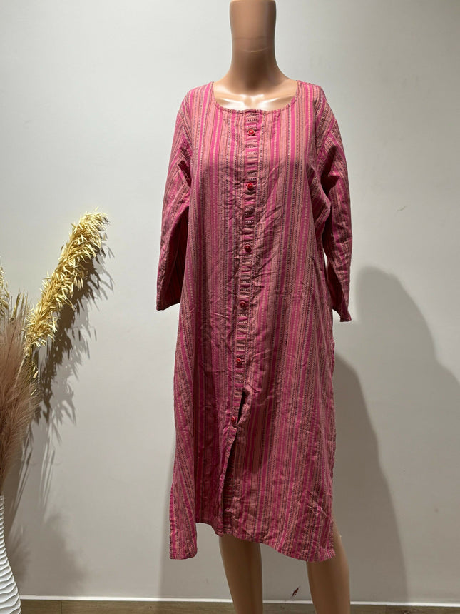 Women's Casual Pink Kurta - XL Size