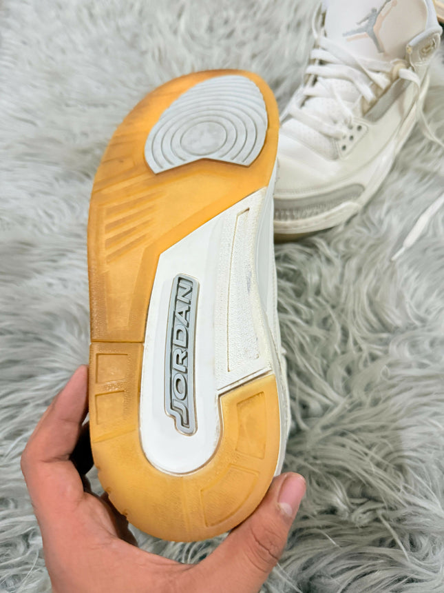 NIKE Air Jordan 3 Retro Craft 'Ivory' UK 9.5