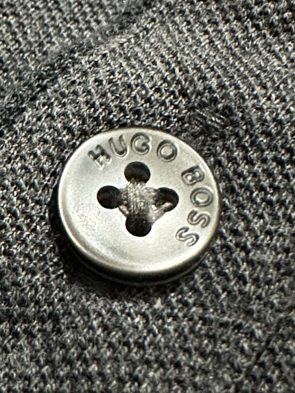 Authentic Hugo Boss Men's Charcoal Grey Polo Size M
