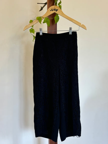 Wide Leg Black Women's  Pants XS Size