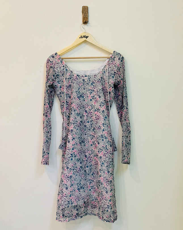 Floral Printed Georgette Full Sleeve Women’s Kurti - M Size
