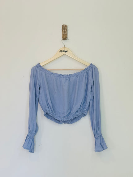 Forever 21 Women's  Blue Croptop - S Size