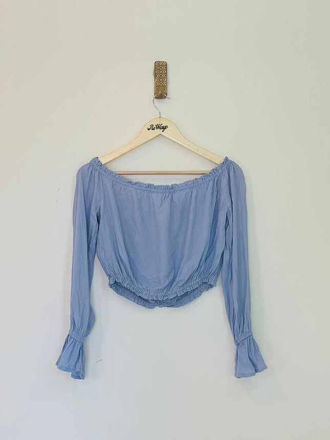 Forever 21 Women's  Blue Croptop - S Size