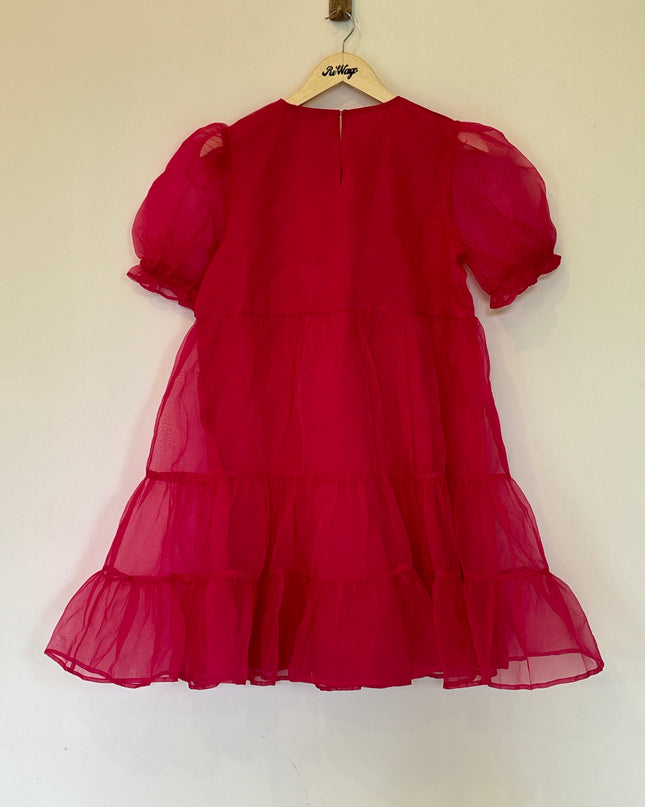 Faballey Women's Pink Dress - L size